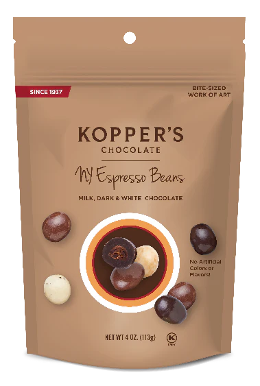 Kopper's New York Espresso Beans- 4oz Pouch