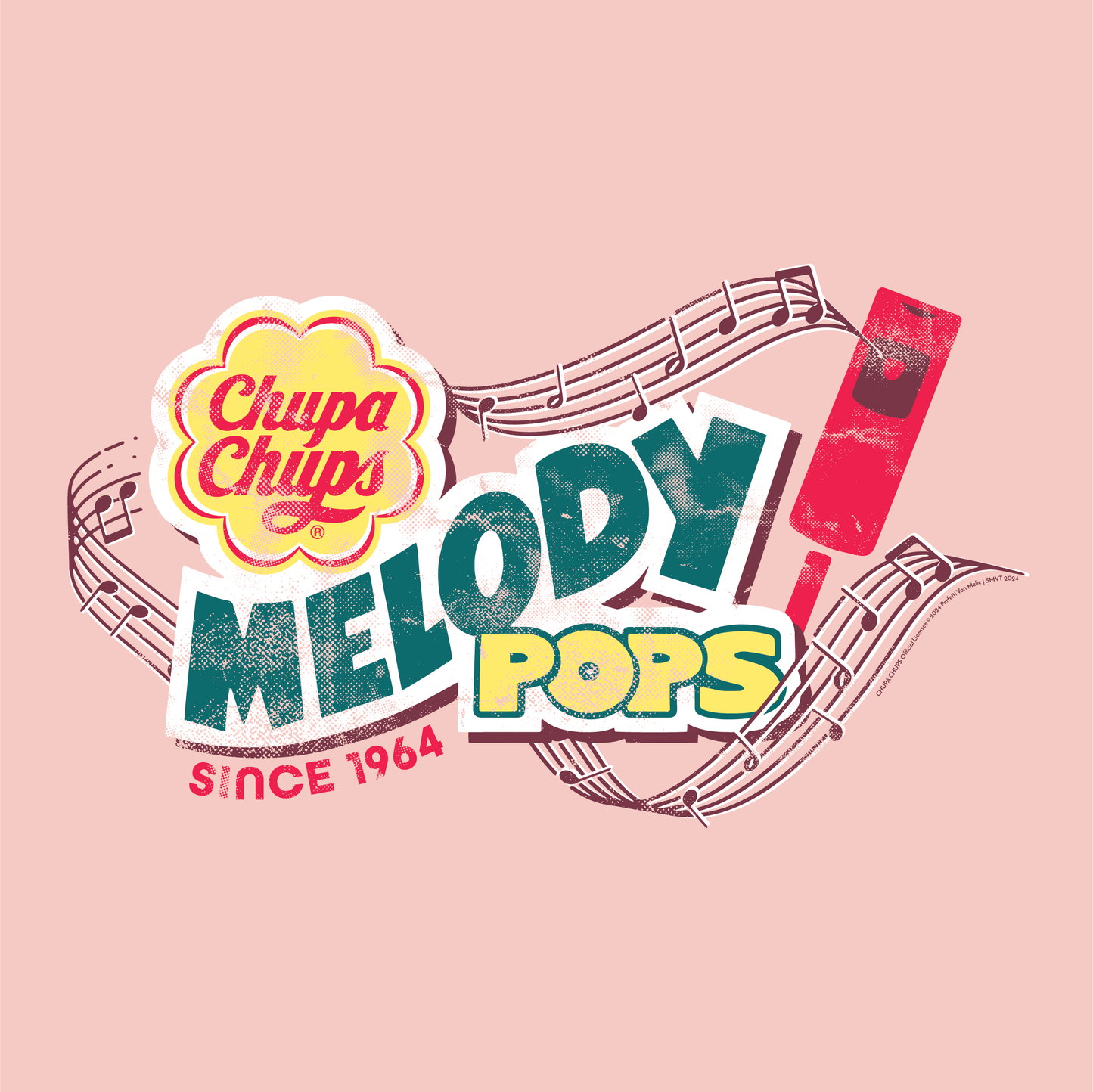 Chupa Chups Melody Pops Blush Musical Tee