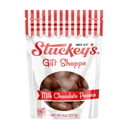 Stuckey's Milk Chocolate Pecans 8oz Gift Bag