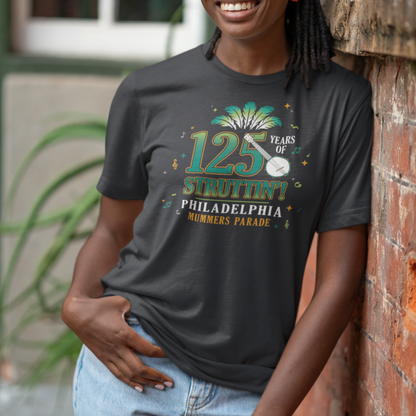 unisex mummers philadelphia parade t shirt worn casually philly pride outfit