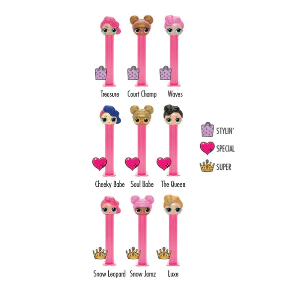 PEZ L.O.L Surprise Collection 2 (Mystery Doll) and Collection 3