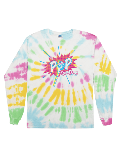 POP! Retro Dum Dums Tie-Dye Long Sleeve Tee