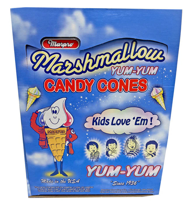 Marpro Marshmallow Ice Cream Cones FULL CASE