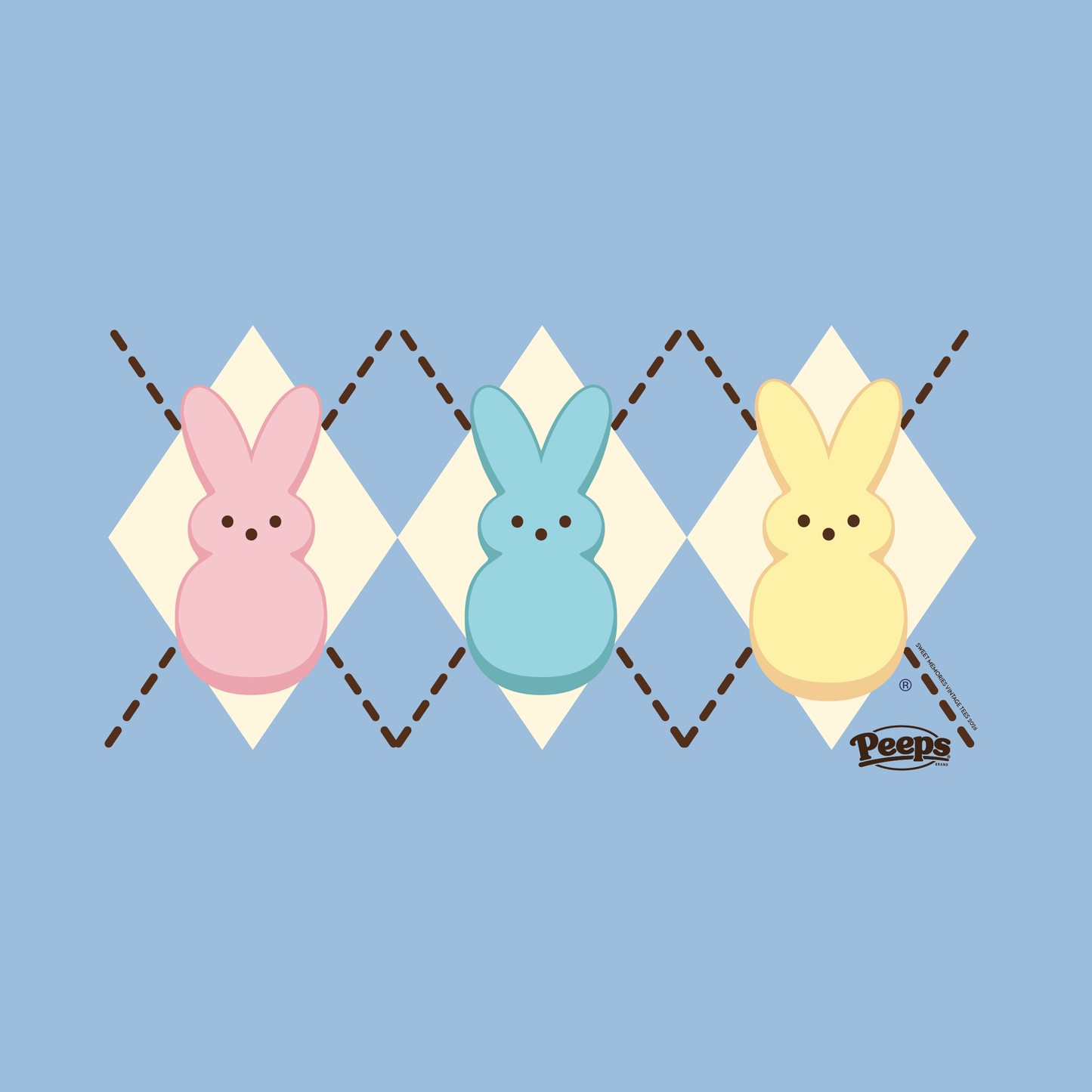 PEEPS® Pastel Argyle Tee - PREORDER
