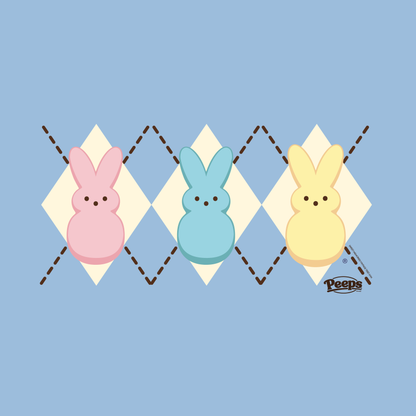 PEEPS® Pastel Argyle Tee - PREORDER
