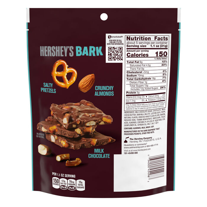 Hershey's Bark w/Pretzels & Almonds 6oz