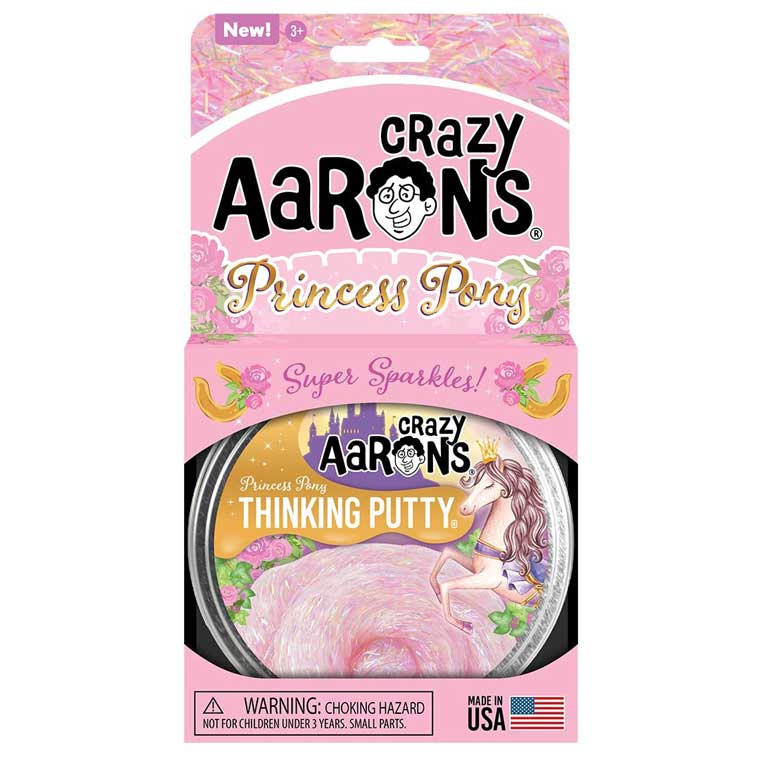 Princess Pony- Full Size 4" Thinking Putty Tin