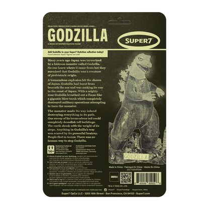 Toho Reaction Figures- Godzilla Model Kit (Glow)