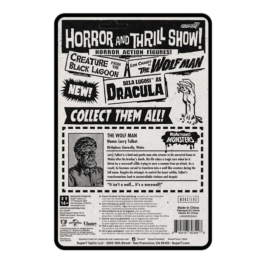 Universal Monsters ReAction+ Wave 1- The Wolf Man