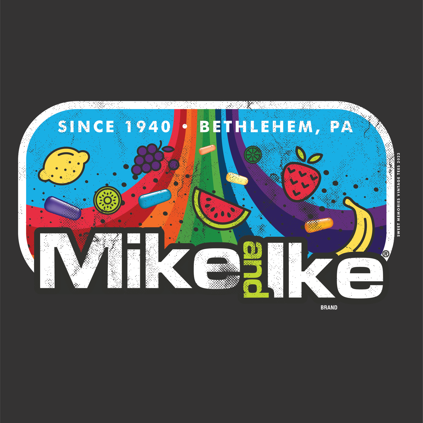 Retro MIKE AND IKE® 80s Rainbow Tee