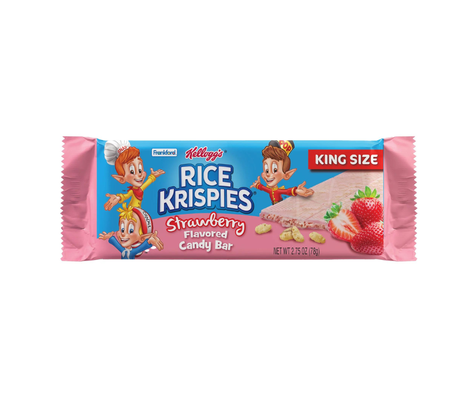 Rice Krispies Strawberry Marshmallow King Size Candy Bar