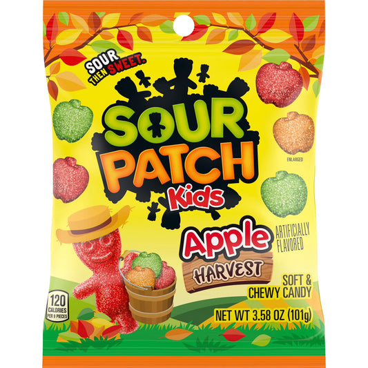 Sour Patch Kids Halloween Apple Harvest Mix Bag 3.58oz
