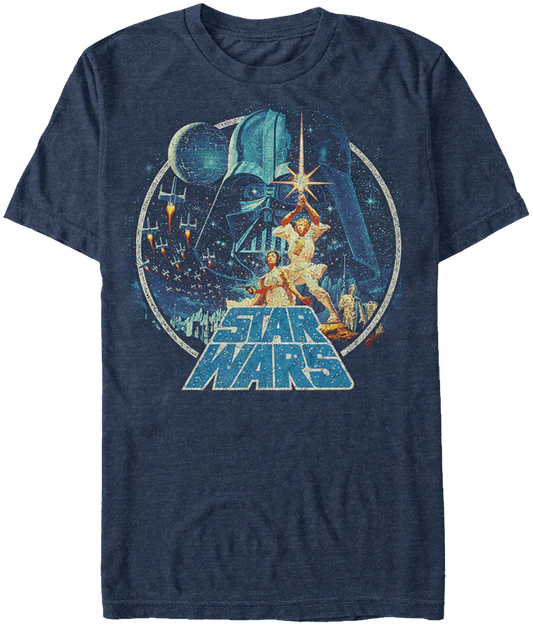 Star Wars A New Hope Poster Art T-Shirt