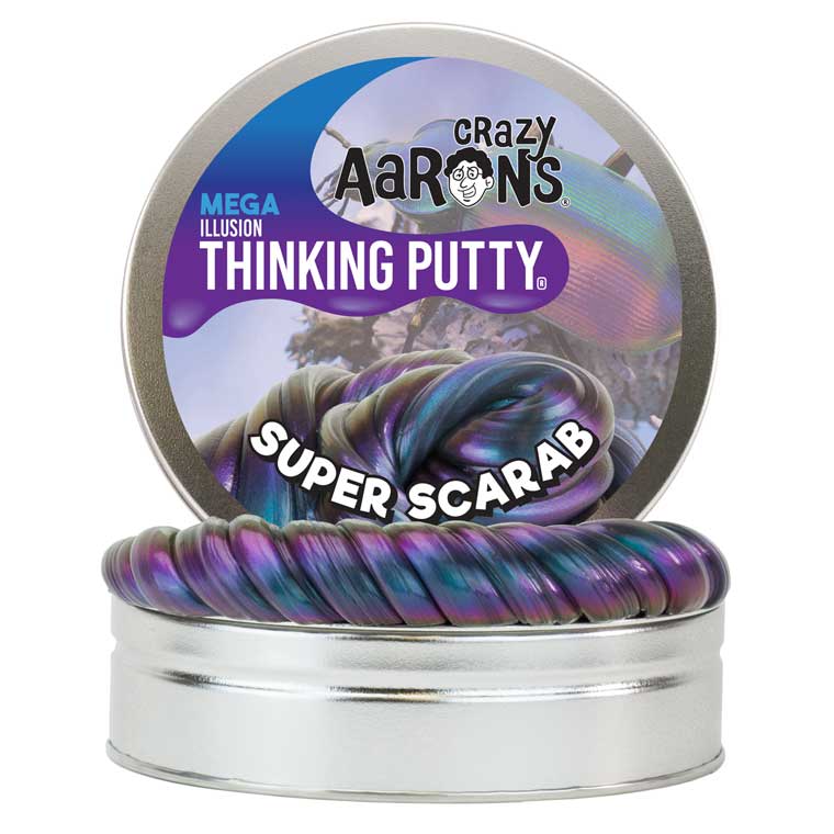 Super Scarab- Full Size 4" Thinking Putty Tin