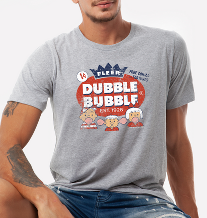 Dubble Bubble Fleer Free Comics & Fortunes Bubble Gum Tee