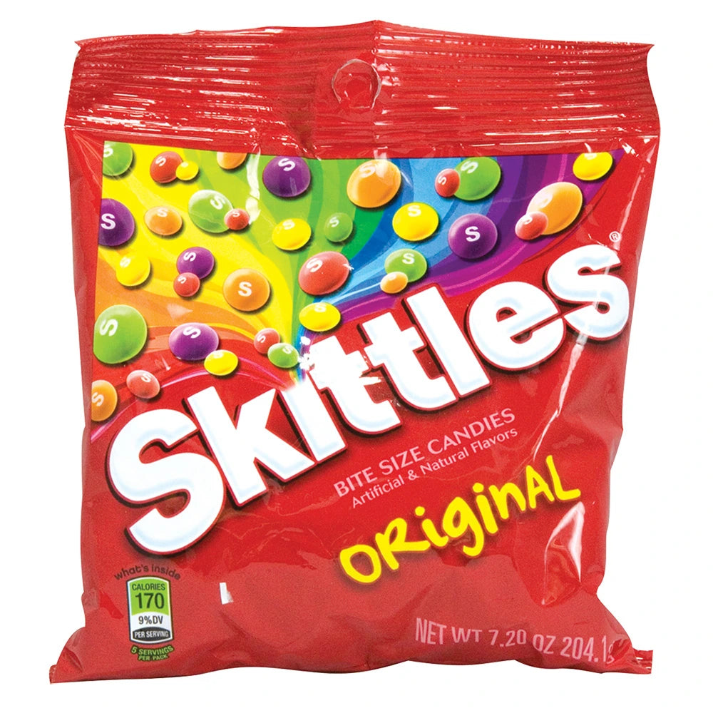 Skittles Original Peg Bag 7.2oz