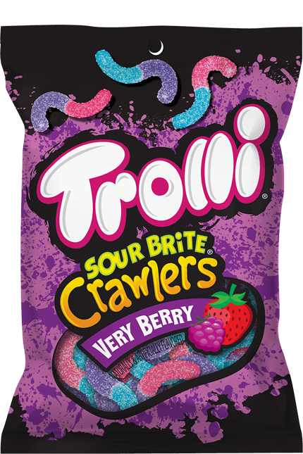 Trolli Sour Brite Crawlers Very Berry - 4.25oz Bag