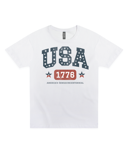 USA 1776 Tee – America’s Semiquincentennial Celebration Shirt | Patriotic 250th Anniversary Apparel