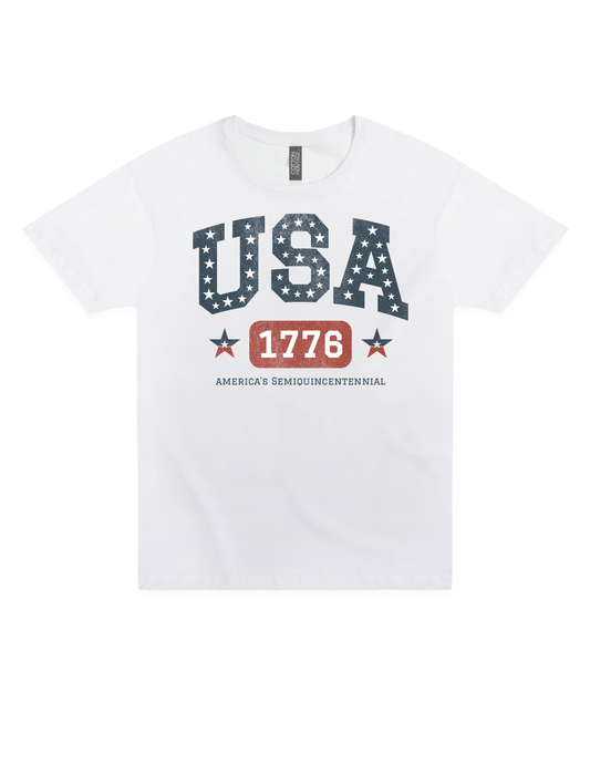 USA 1776 Tee – America’s Semiquincentennial Celebration Shirt | Patriotic 250th Anniversary Apparel