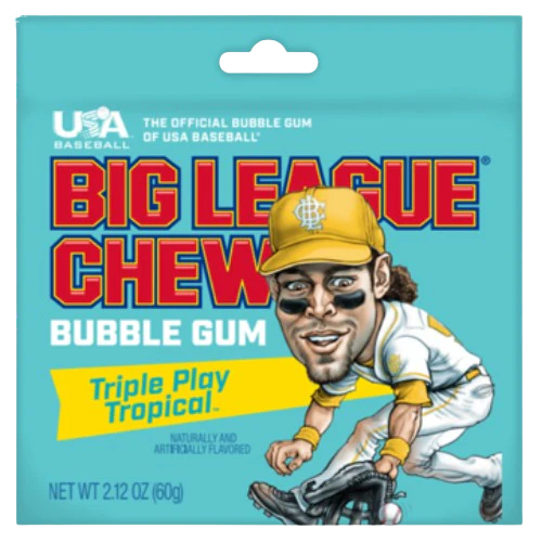 Big League Chew- Triple Play Tropical