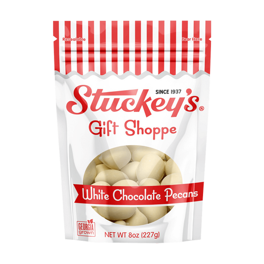 Stuckey's White Chocolate Pecans 8oz Gift Bag