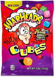 Warheads Sour Cubes 3.5oz Bag