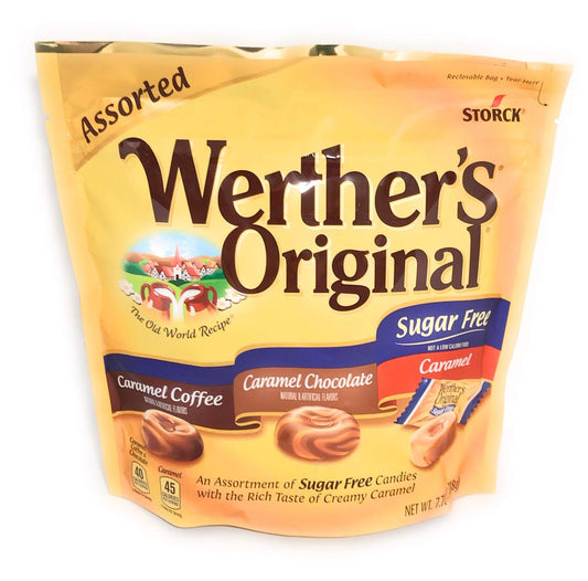 Werthers Sugar Free 7.7oz Assorted Bag