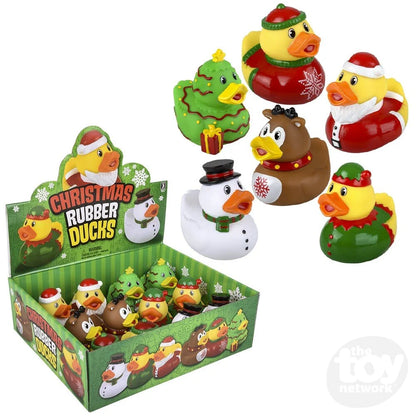 Christmas Rubber Ducks 3.5"
