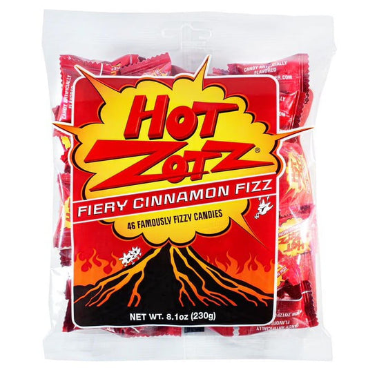Zotz Hot Zotz Fiery Cinnamon Fizz 8.1oz Bag