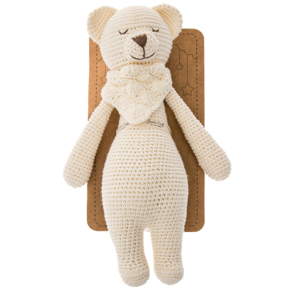 Handmade Crochet Doll: Platinum Lizzie the Softie