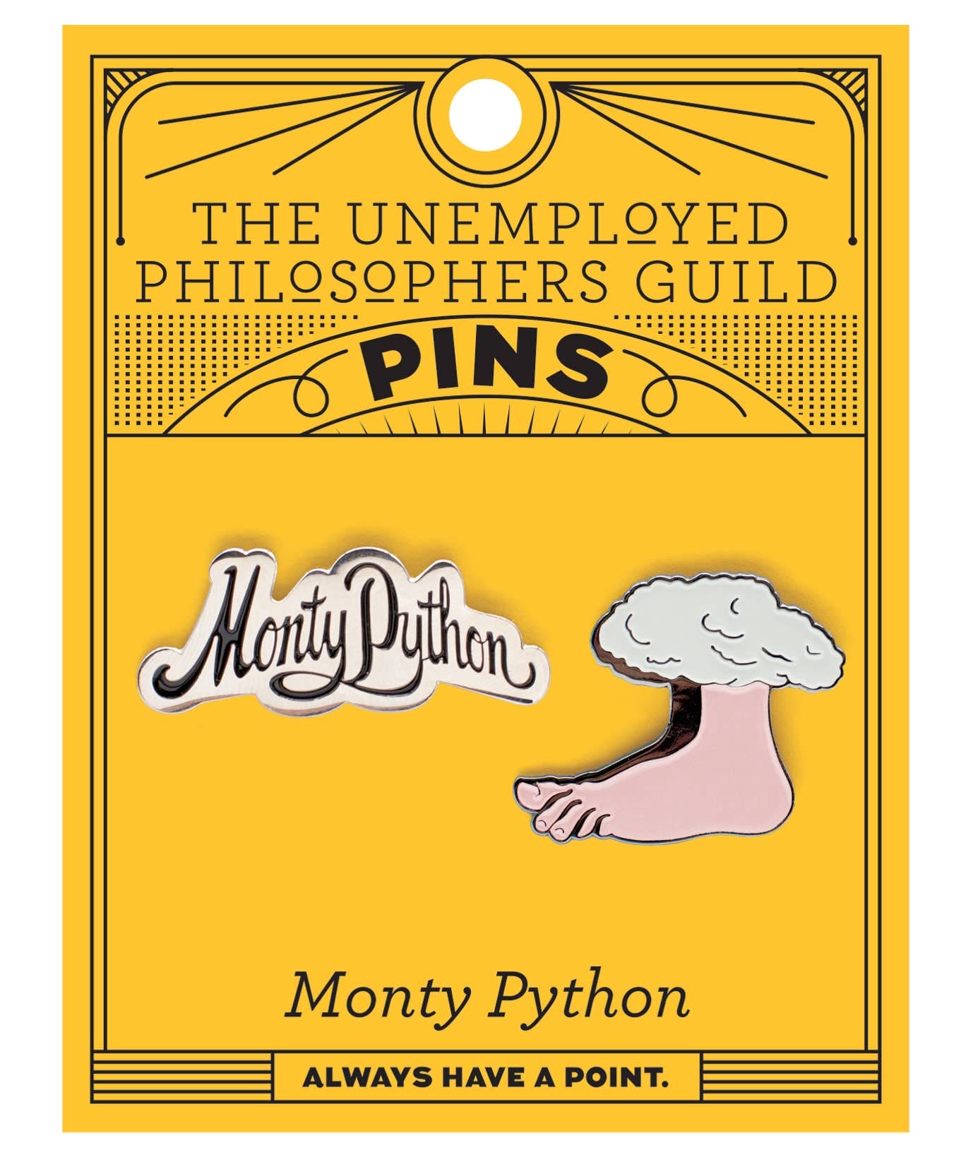 Monty Python Logo Pin Set – Sweet Memories Vintage Tees & Candy