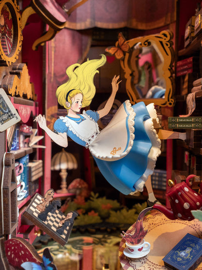 DIY Miniature Book Nook Kit: Fall into Wonder