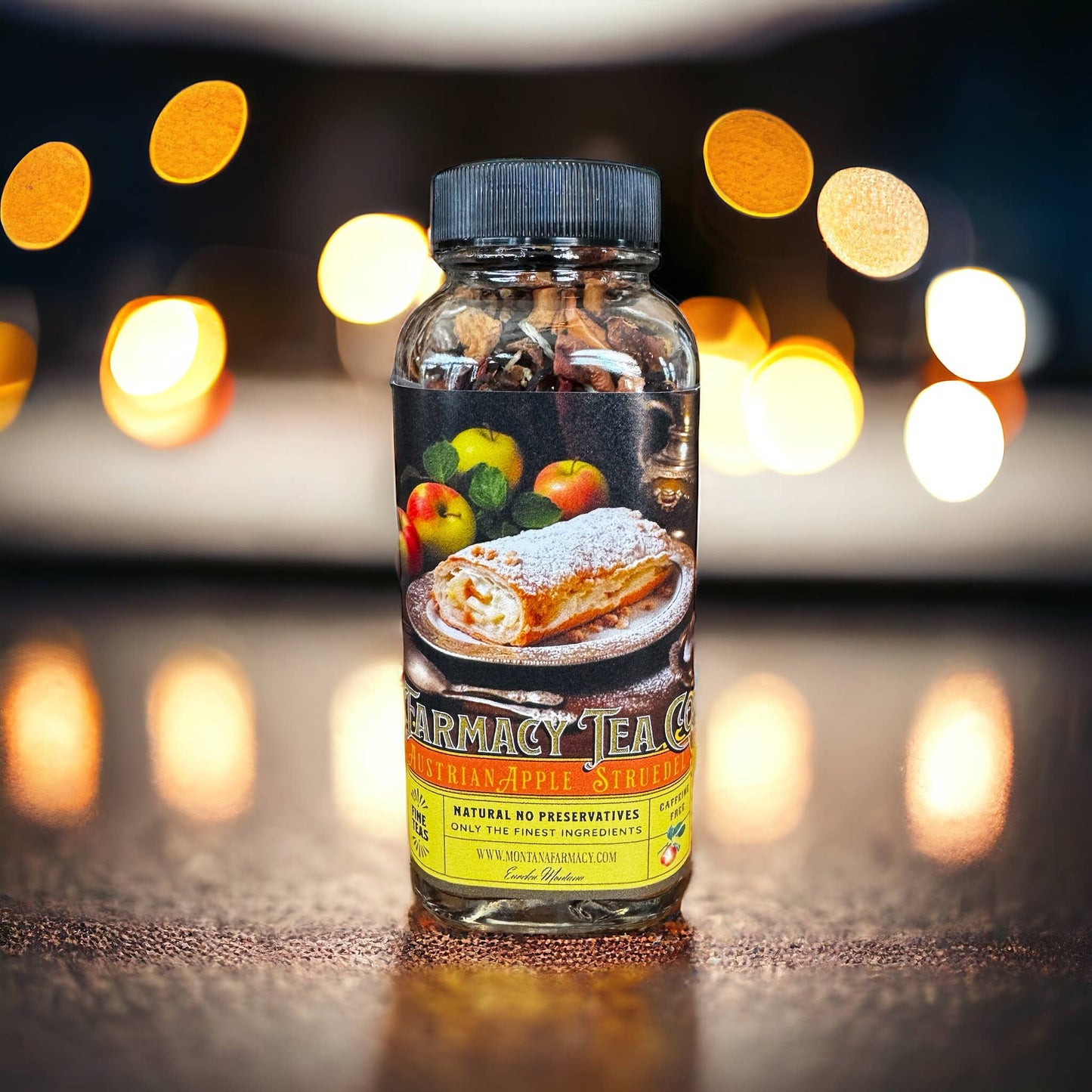 Austrian Pastry Shop Patisserie Almond Apple Strudel Tea