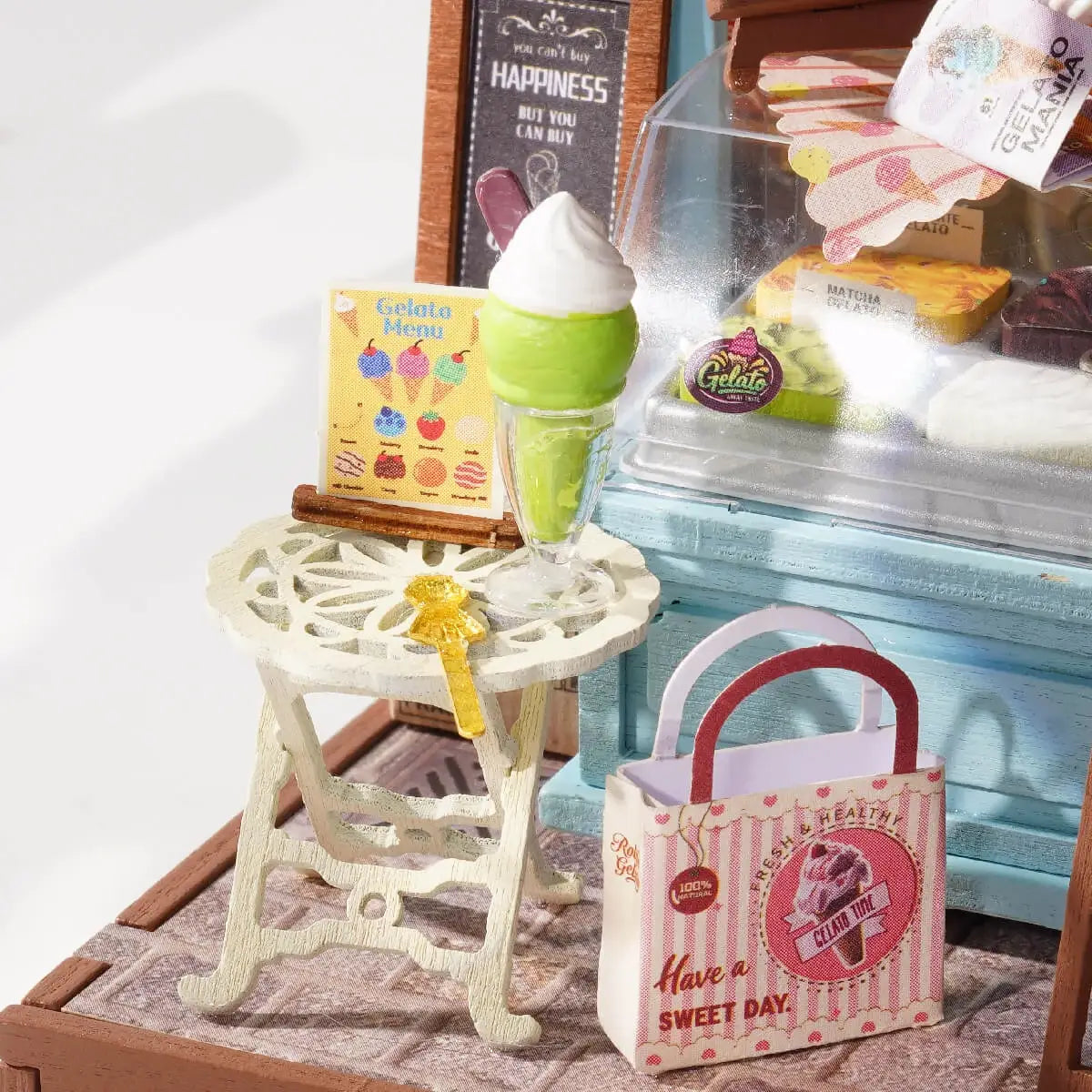DIY Miniature House Kit - Gelato Stall