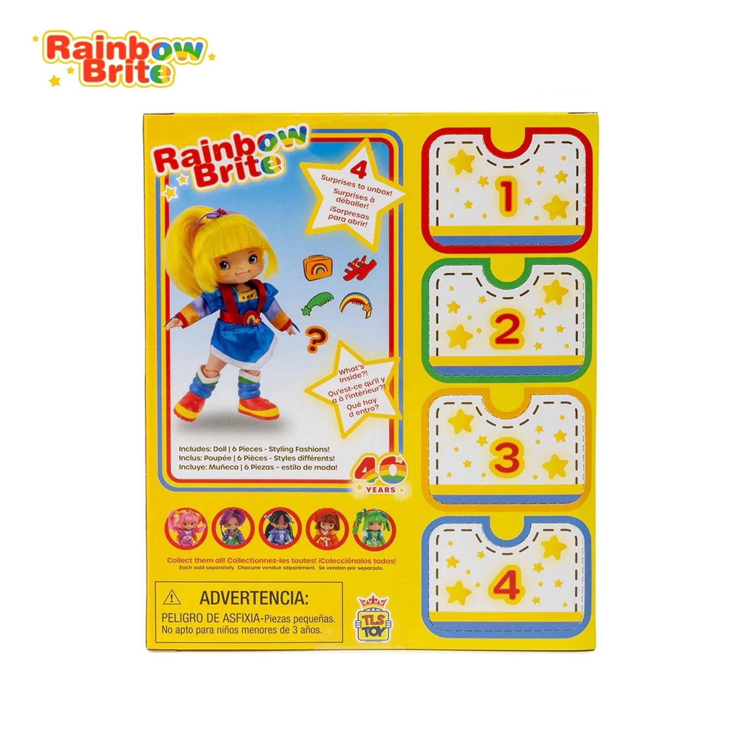 Toynk - Rainbow Brite 5.5-Inch Rainbow Brite Fashion Doll