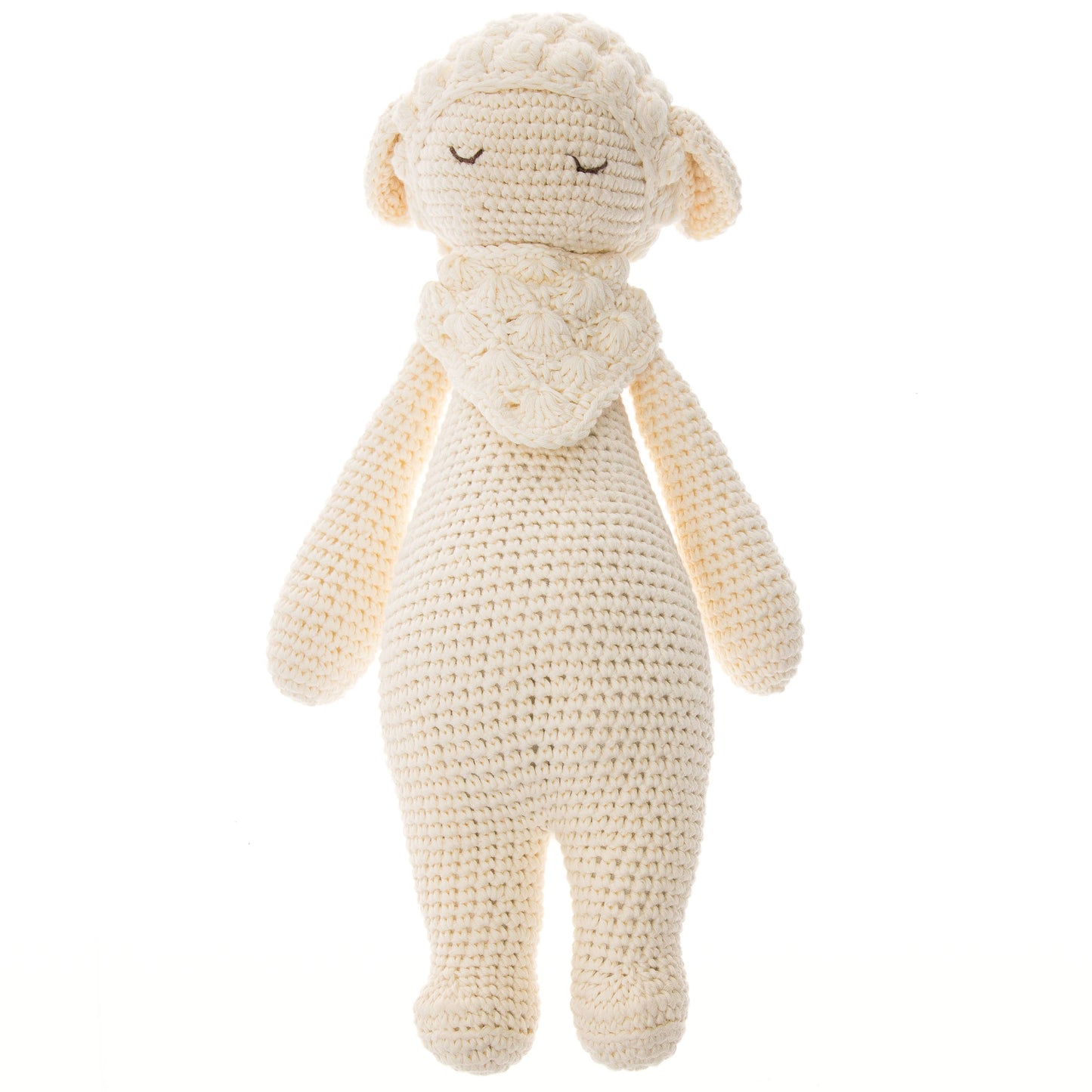 Handmade Crochet Doll: Platinum Poppy the Softie