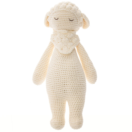 Handmade Crochet Doll: Platinum Poppy the Softie