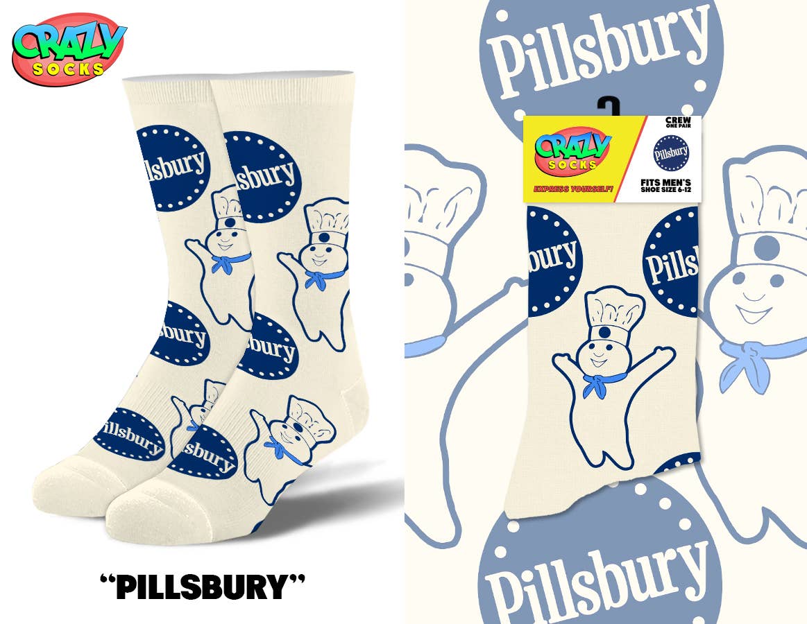PILLSBURY CRAZY SOCKS