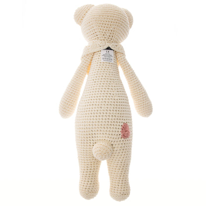 Handmade Crochet Doll: Platinum Lizzie the Softie