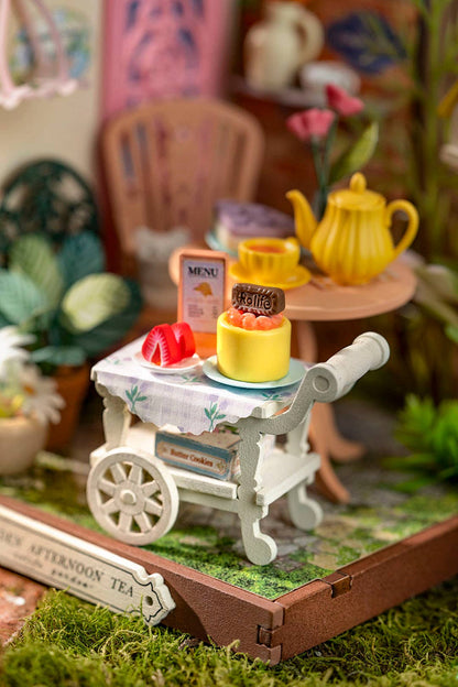 DIY Miniature House Kit: Fancy Tea Yard
