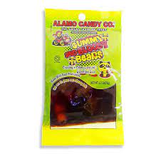 Alamo Candy Peg Bag Gummy Bears in Chamoy & Chili Sauce