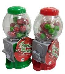 Alberts Christmas Mini Gumball Machine 1.05oz