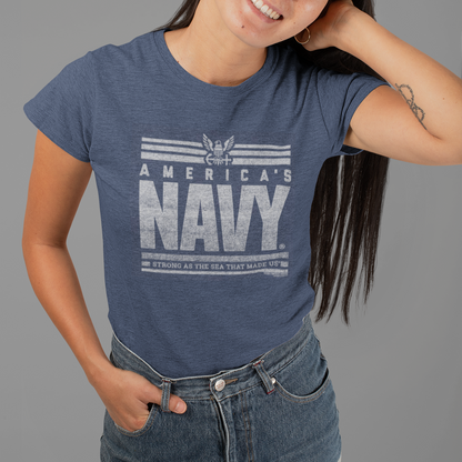 unisex americas navy vintage t shirt styled casually patriotic military outfit