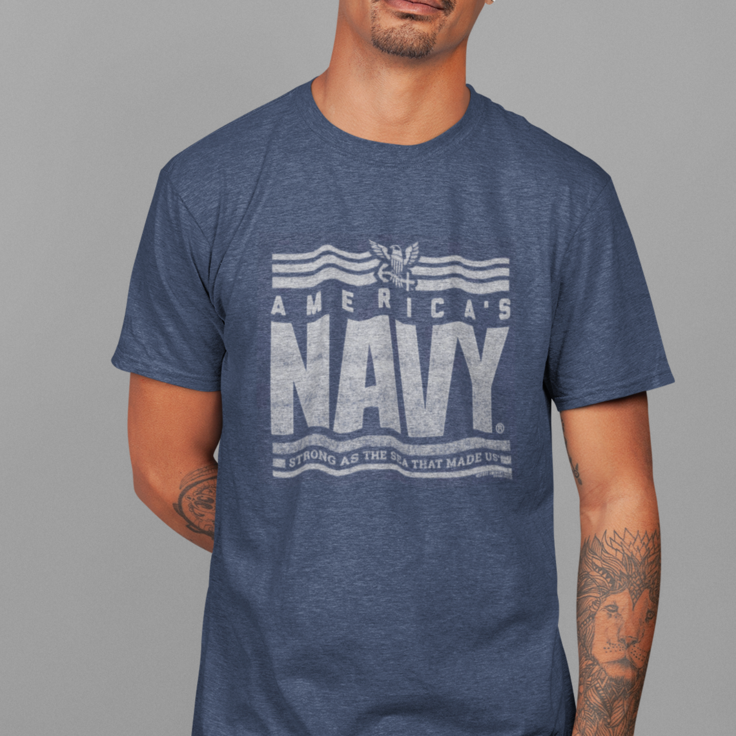unisex americas navy vintage t shirt styled casually patriotic military outfit