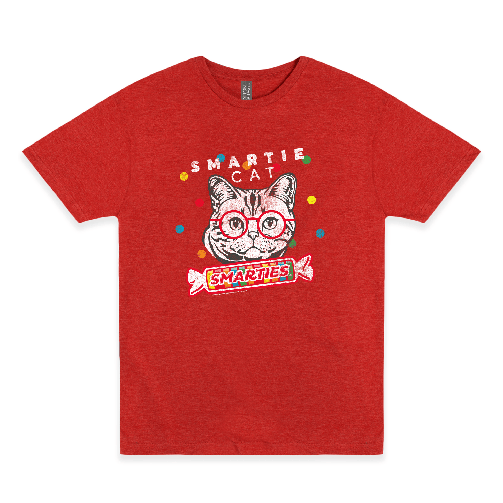 smarties smartie cat are you a smartie cat graphic t shirt officially licensed candy brand unisex novelty tee