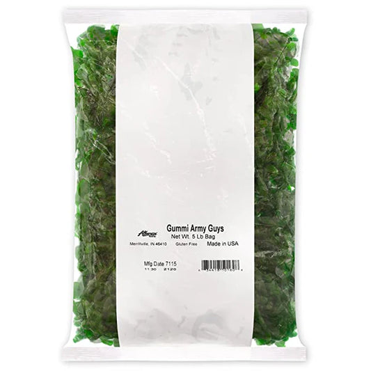 Albanese Gummi Army Guys- Green Apple Bulk