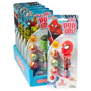 Pop Ups Avengers Lollipop Blister Pack 1.26oz