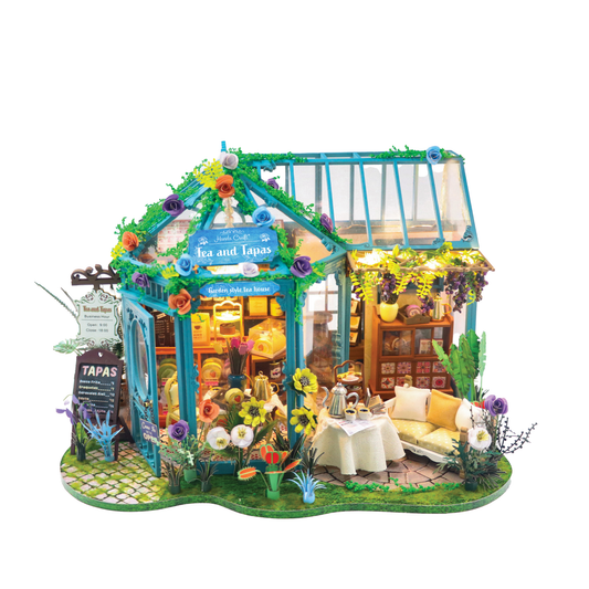DIY Miniature House Kit: Tea and Tapas