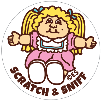 EverythingSmells, LLC - Baby Powder Doll EverythingSmells Scratch & Sniff Stickers