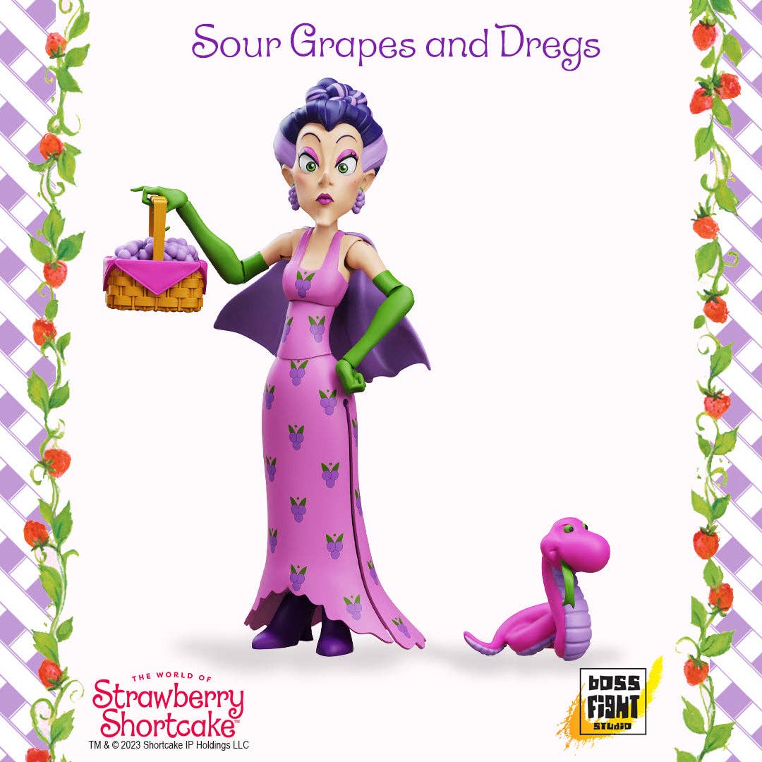 Boss Fight Studio: Action Figures and Collectibles - Strawberry Shortcake Deluxe Action Figure: Sour Grapes